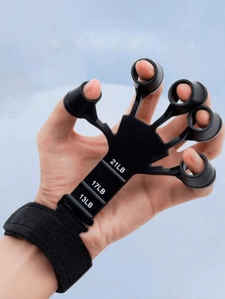 Silicone Finger Hand Grip Strengthener  Finger Exerciser & Hand Trainer