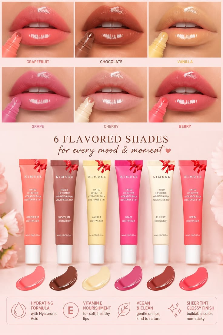 LimeLife Lip Butter Balm  Hydrating & Nourishing Glossy Lip Balm