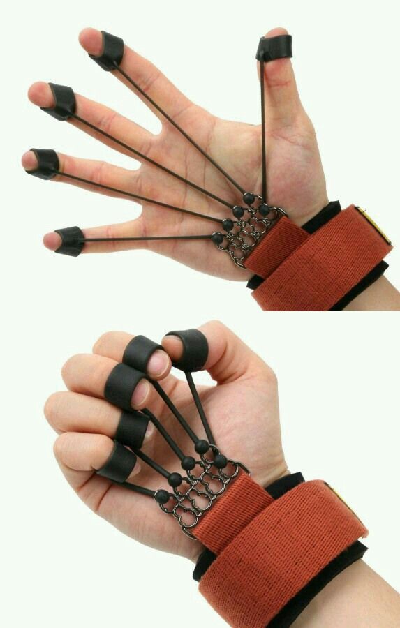 Silicone Finger Hand Grip Strengthener  Finger Exerciser & Hand Trainer