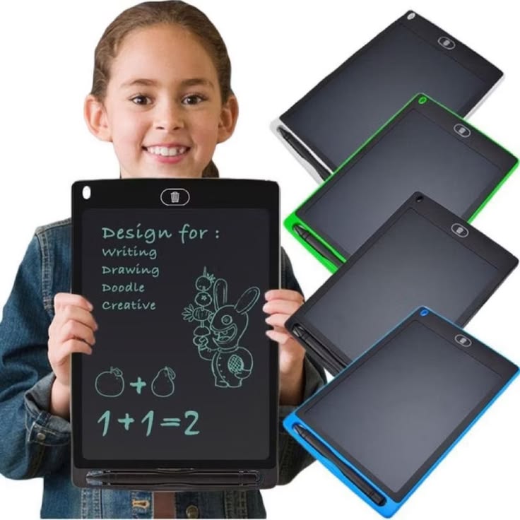 16 Inch LCD Multicolor Writing & Drawing Tablet  Reusable Erasable Digital Drawing Board for Kids