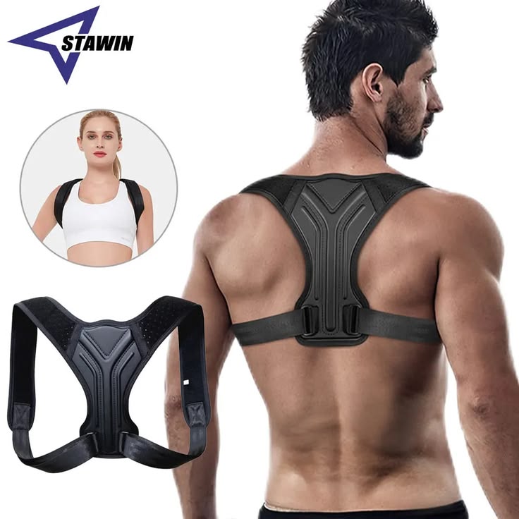 Adjustable Posture Support Back Brace – Shoulder & Waist Support Belt