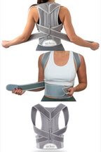 Adjustable Posture Support Back Brace – Shoulder & Waist Support Belt