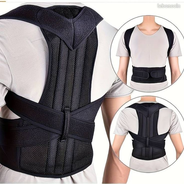 Adjustable Posture Support Back Brace – Shoulder & Waist Support Belt