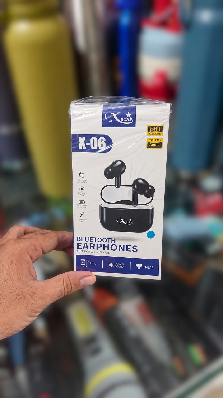 X STAR X 06 True Wireless Bluetooth Earbuds  TWS Earphones with Charging Case