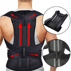 Adjustable Posture Support Back Brace – Shoulder & Waist Support Belt