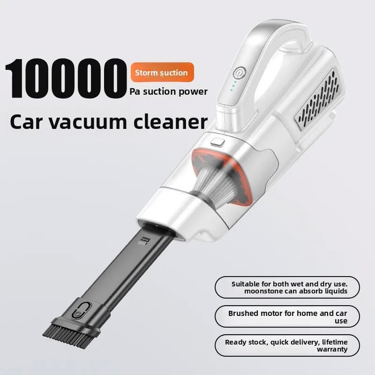 Portable Cordless Handheld Vacuum Cleaner – 4000Pa Strong Suction