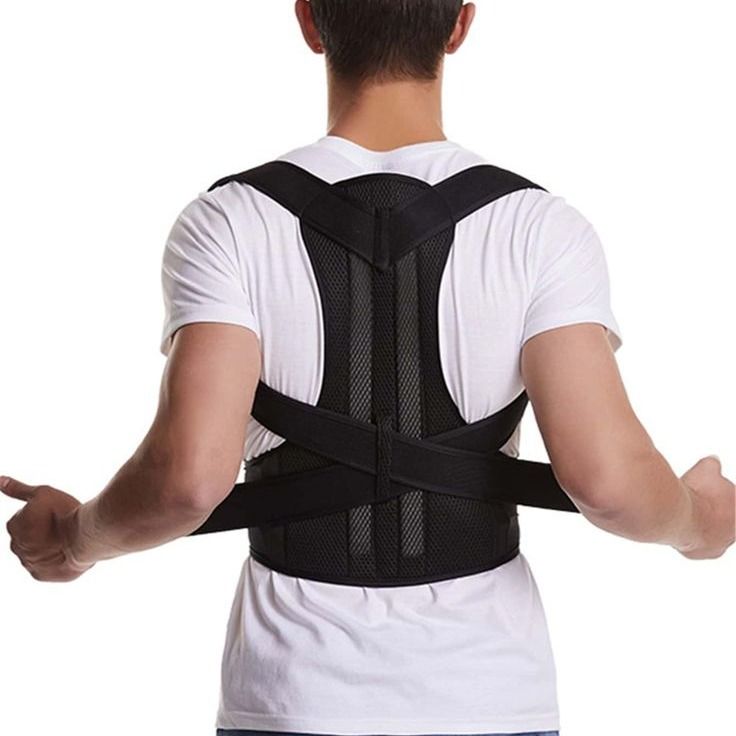 Adjustable Posture Support Back Brace – Shoulder & Waist Support Belt