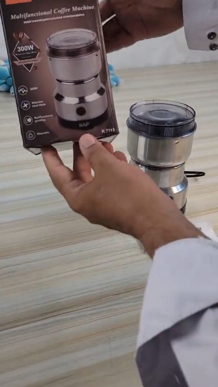 RAE RF 7111 Electronic Coffee Grinder 260W Electric Coffee, Spice & Dry Grinding Machine