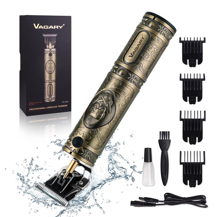 VAGARY Professional Cordless T-Blade Hair & Beard Trimmer