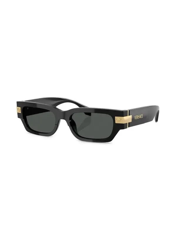 Premium Black Rectangular Fashion Sunglasses