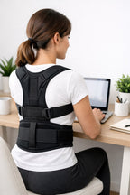 Adjustable Posture Support Back Brace – Shoulder & Waist Support Belt