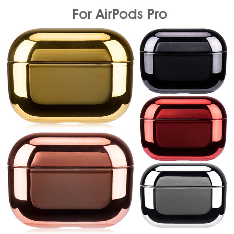 Luxury Electroplated Hard Case for AirPods Pro (Shockproof Protective Cover)