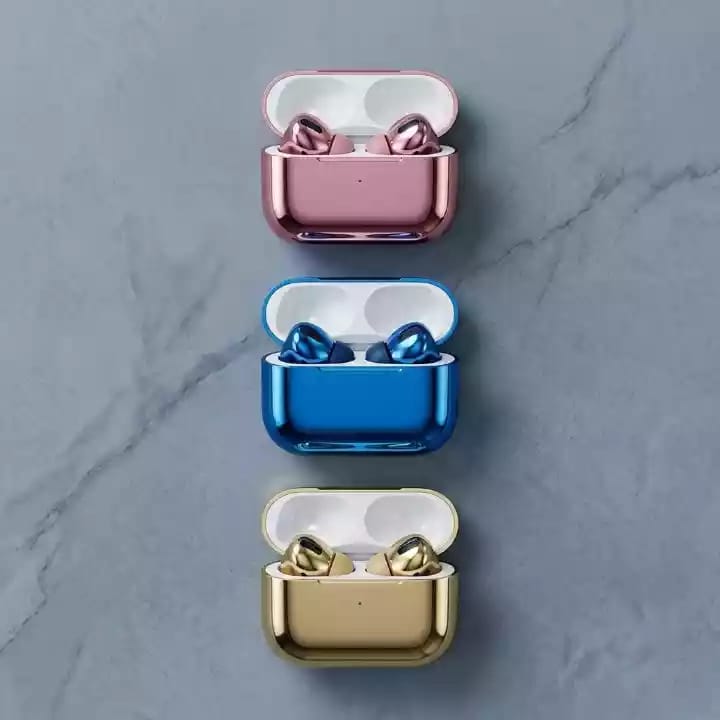 Luxury Electroplated Hard Case for AirPods Pro (Shockproof Protective Cover)
