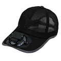 USB Rechargeable Cooling Fan Cap – Portable Hands-Free Sun Hat with Built-in Mini Fan