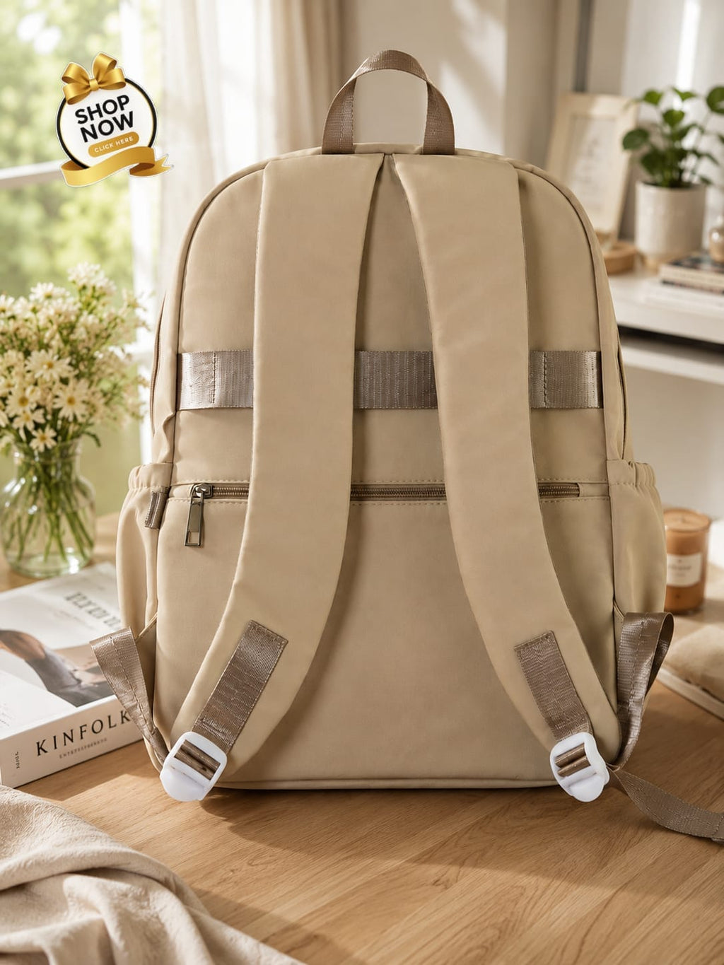 Cute Labubu School Backpack for Girls & Teens | Large Capacity Waterproof Travel Laptop Backpack