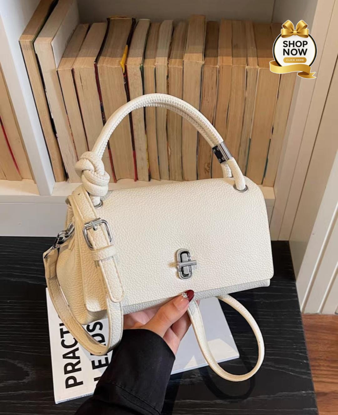 Women's Luxury Mini Top Handle Shoulder Bag | Premium Crossbody Handbag for Everyday & Party Wear