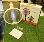 Rechargeable Electric Mosquito Swatter Racket with USB Charging | 3-Layer Safety Mesh | Portable Mosquito Killer Ba