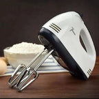 Electric Hand Mixer – 7 Speed Portable Egg Beater & Cake Mixer for Baking, Cream & Dough