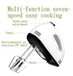 Electric Hand Mixer – 7 Speed Portable Egg Beater & Cake Mixer for Baking, Cream & Dough