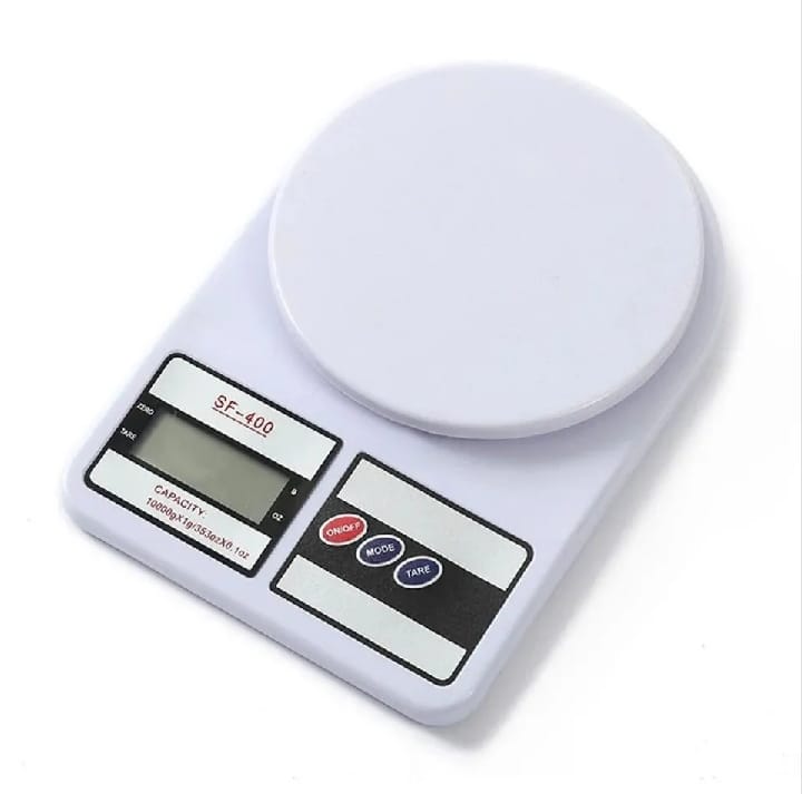 SF-400 Digital Kitchen Food Scale | 10kg Electronic LCD Weighing Scale | High Precision