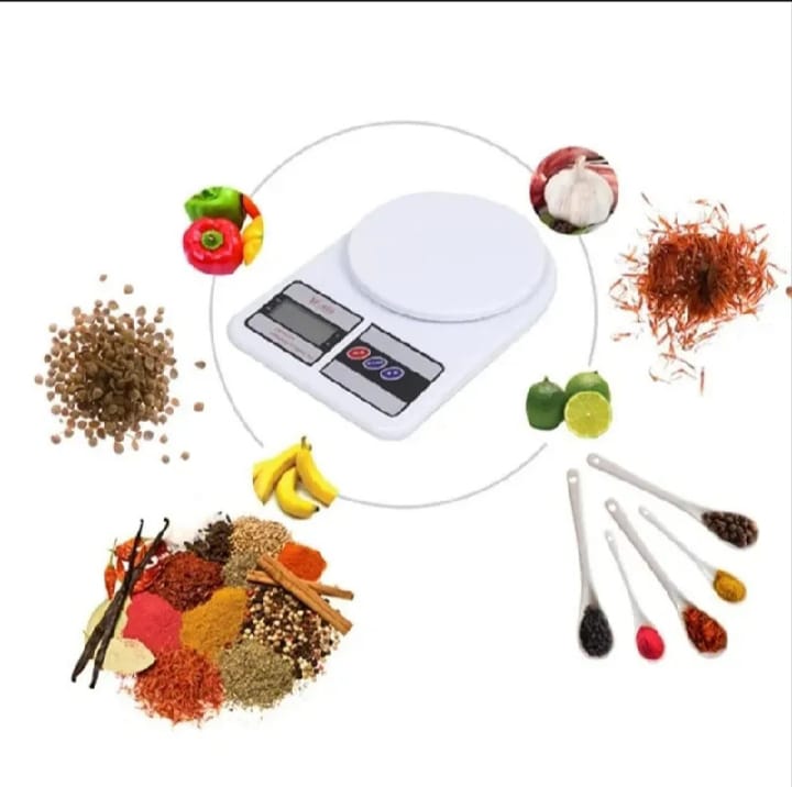 SF-400 Digital Kitchen Food Scale | 10kg Electronic LCD Weighing Scale | High Precision