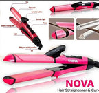 Nova 2-in-1 Hair Straightener & Curler | Ceramic Hair Styling Tool | Fast Heating